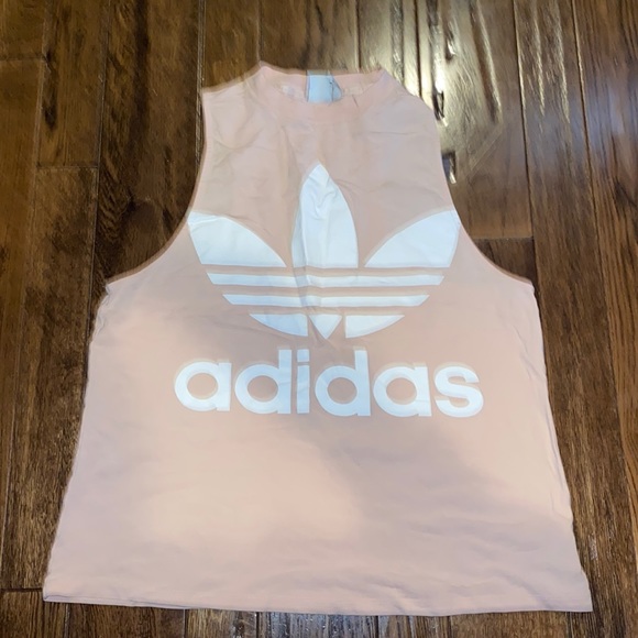 adidas Tops - Adidas sport shirt light pink size large